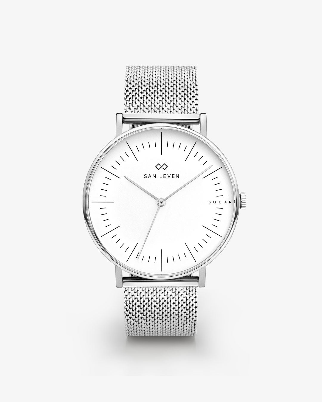 SPARK Mesh Edelstahl 40 mm Silver White