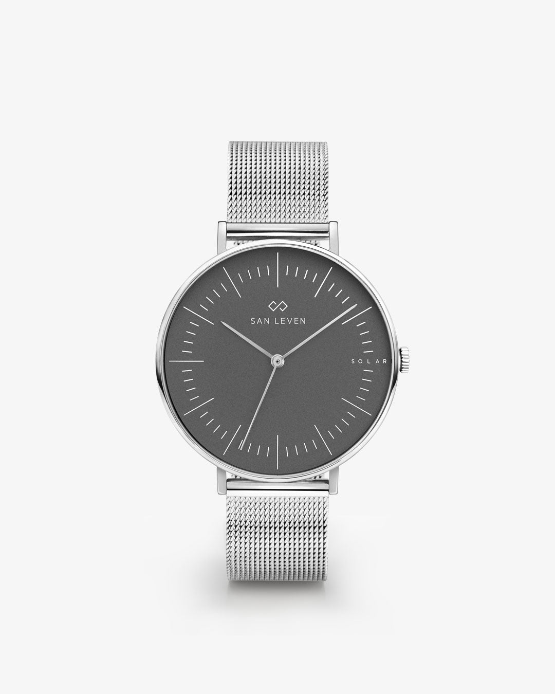 SPARK Mesh Edelstahl 36 mm Silver Shadow