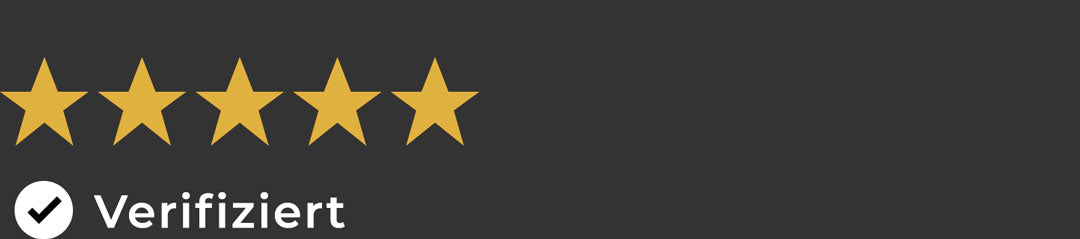 Fünf-Sterne-Bewertung mit Hinweis „Verifiziert“ für die SPARK Solaruhren von SAN LEVEN.